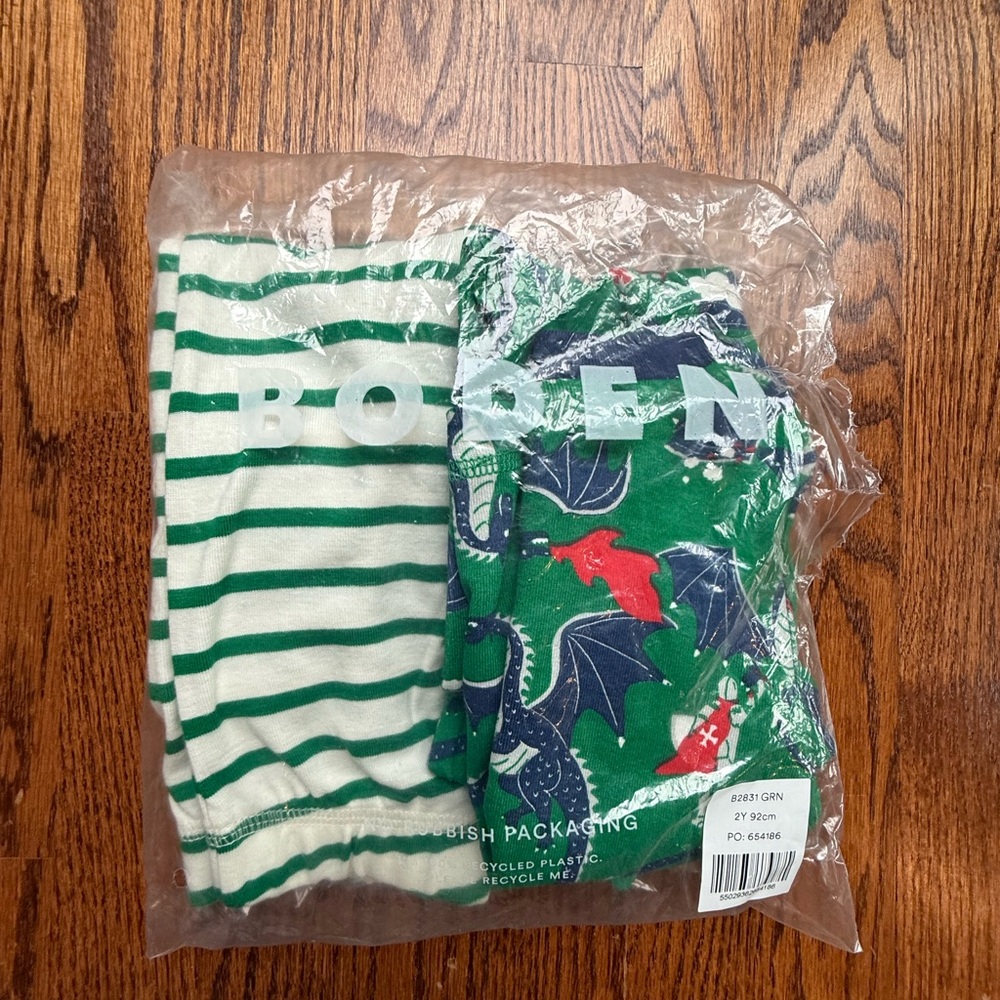 NEW Mini Boden Pajamas 2 Years - Picture 4 of 7